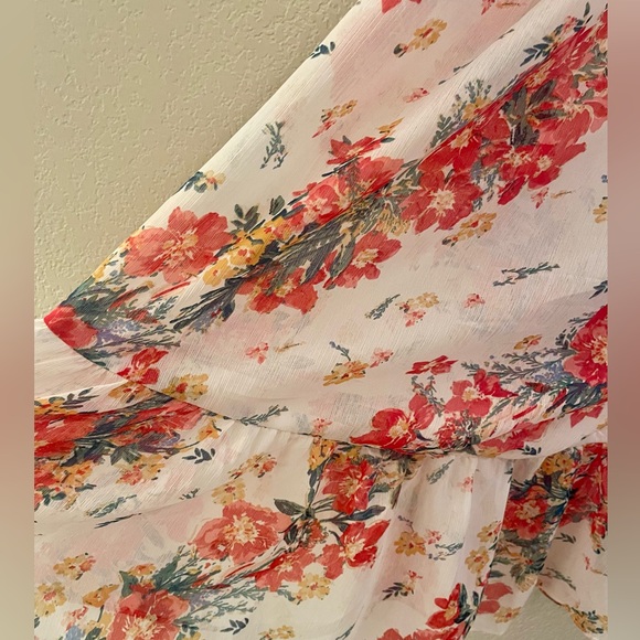 NWT Maurice’s Plus Size Aster Floral Off The Shoulder Midi Dress - Picture 4 of 9